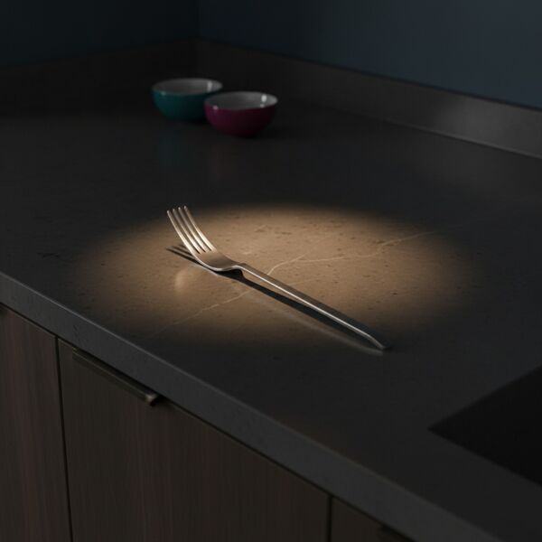 Serving Steel Fork 01 3D Model