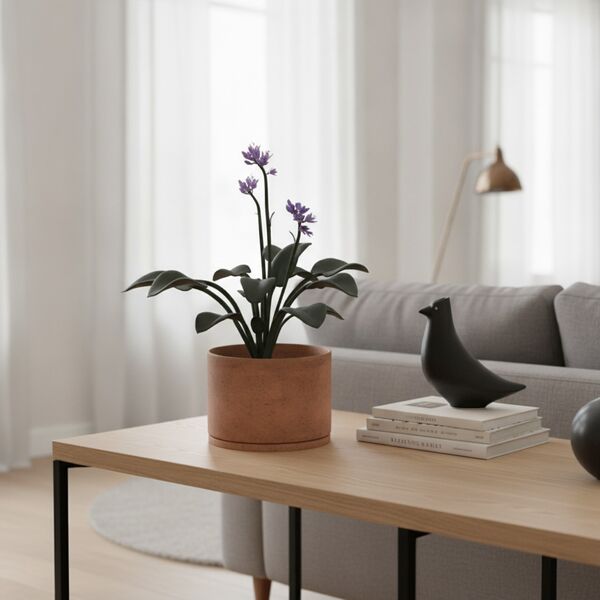 With Plant Flowerpot 01 - interior view 1
