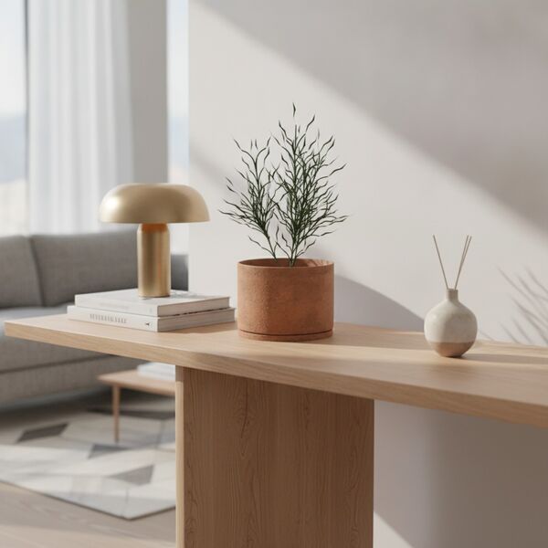 With Plant Flowerpot 02 3D Model