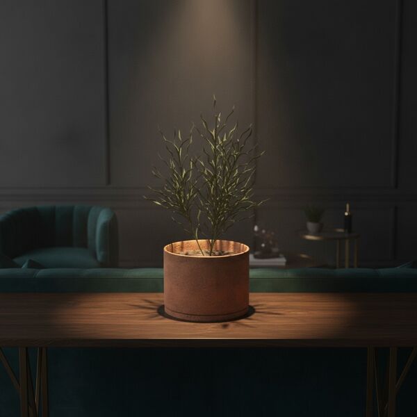 With Plant Flowerpot 02 - interior view 2