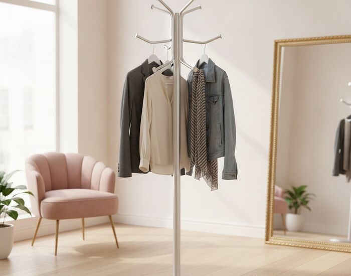 Clothes Metal Satin Hangers 02 3D Model