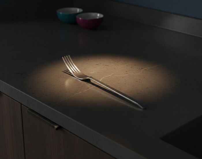 Serving Steel Fork 01 3D Model
