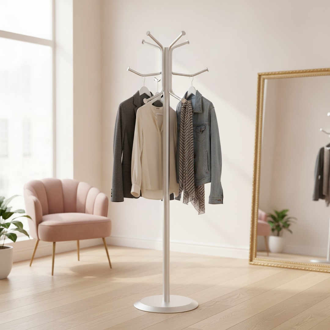 Clothes Metal Satin Hangers 02 3D Model