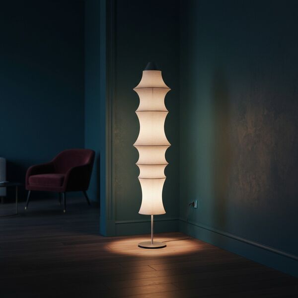 Artemide Falkland Floor Lamp 3D model — styled interior scene