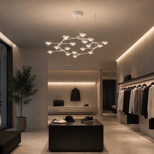 Artemide Net Suspension Lamp 3D model — studio render