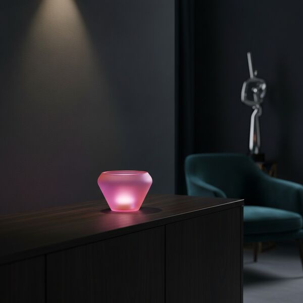 Glass Magenta Jar 02 3D Model