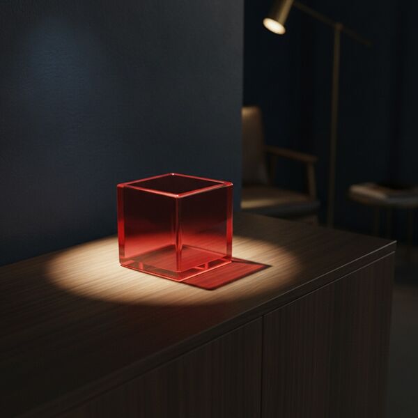 Glass Red Jar 01 3D Model