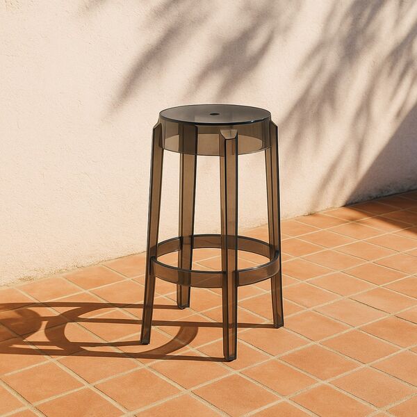 Kartell Charles Ghost 65 Stool 3D model — styled interior scene
