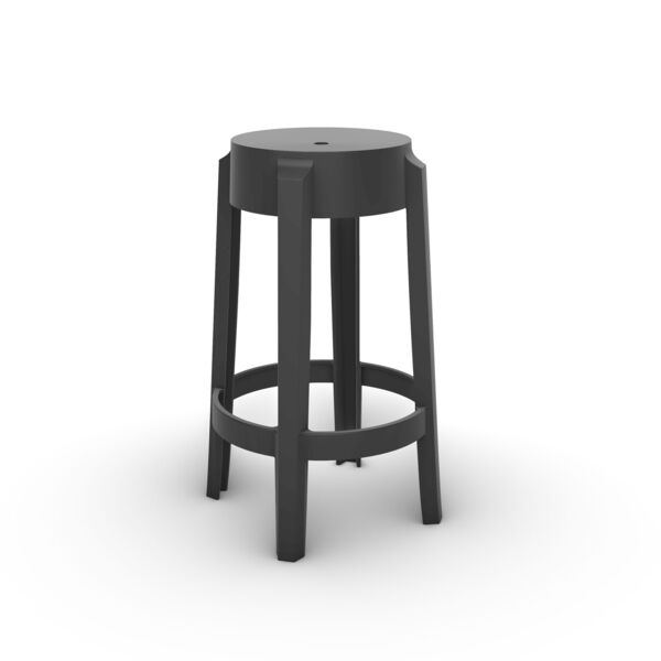 Kartell Charles Ghost 65 Stool 3D model — studio render