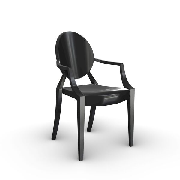 Kartell Louis Ghost Chair 3D model — studio render
