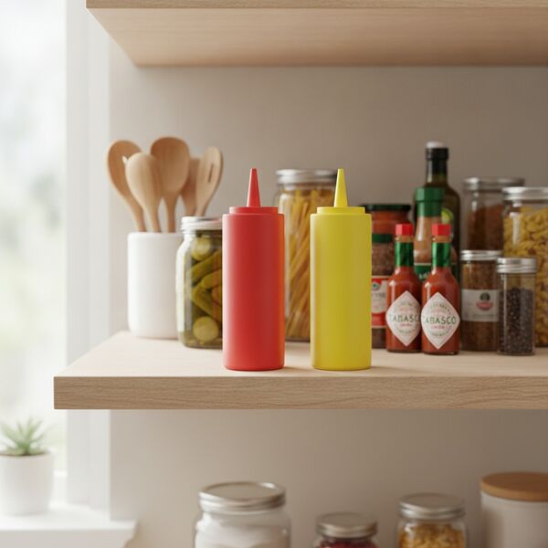 Ketchup Plastic Bottles Mayo 01 - interior view 1