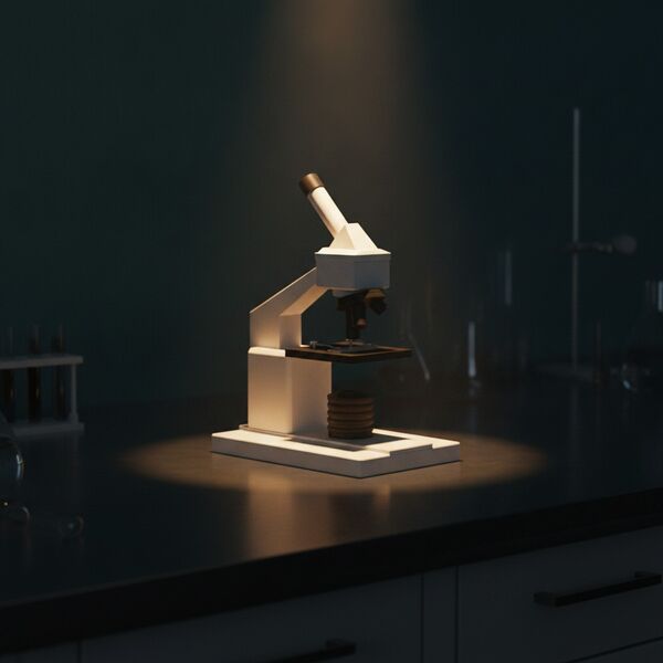 White Microscope 01 - interior view 2
