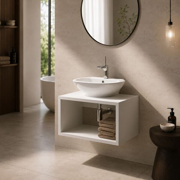 Olympia Ceramic Clear WashBasin 01 3D Model
