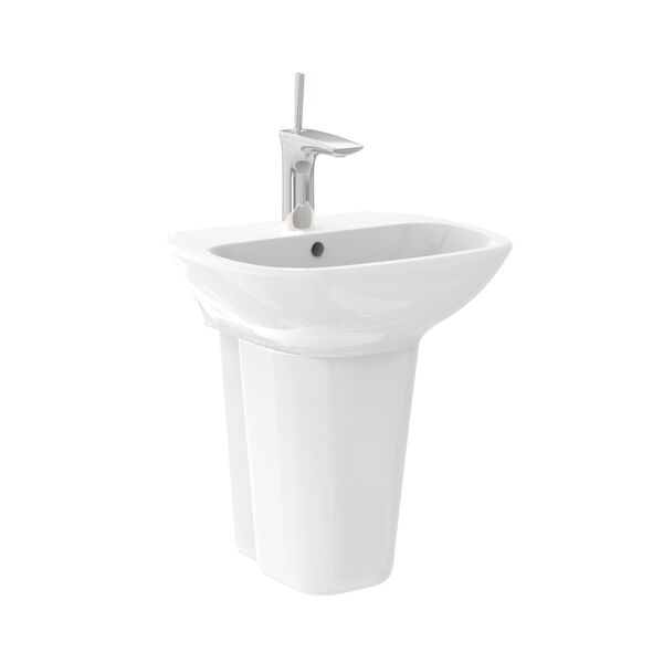 Olympia Ceramica Clear WashBasin + set 01 3D model — styled interior scene
