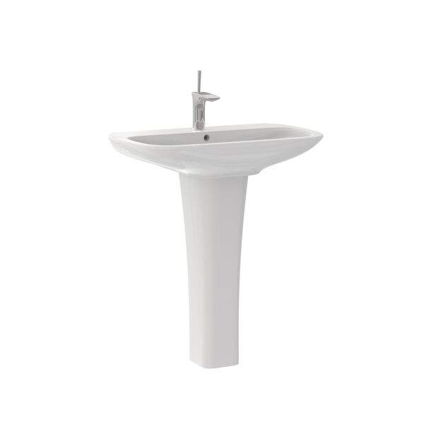 Olympia Ceramica Clear WashBasin + set 04 3D model — studio render