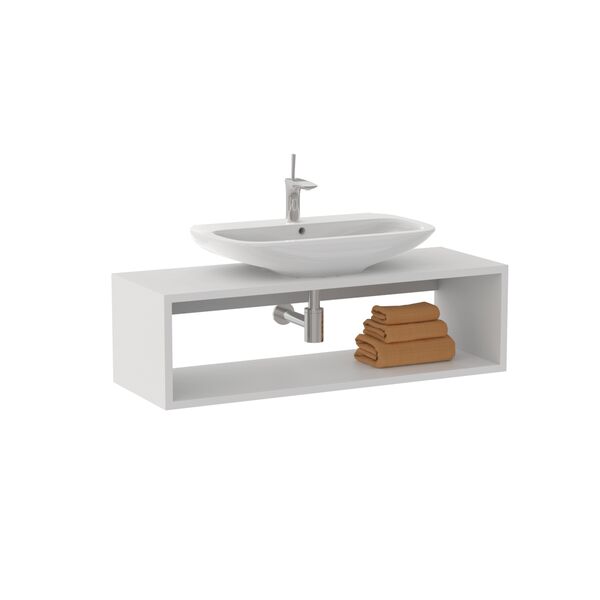 Olympia Ceramica Clear WashBasin + set 04 3D model — studio render