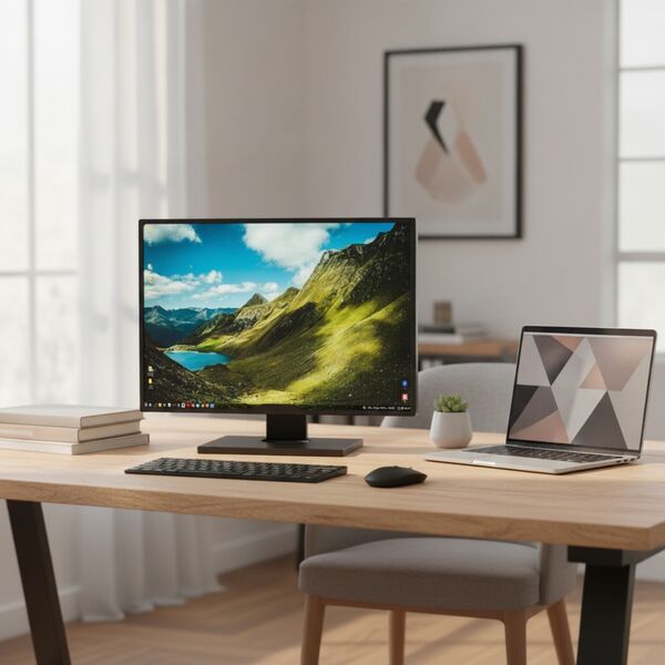 Black Frame With Stand Monitor 01 - interior view 1