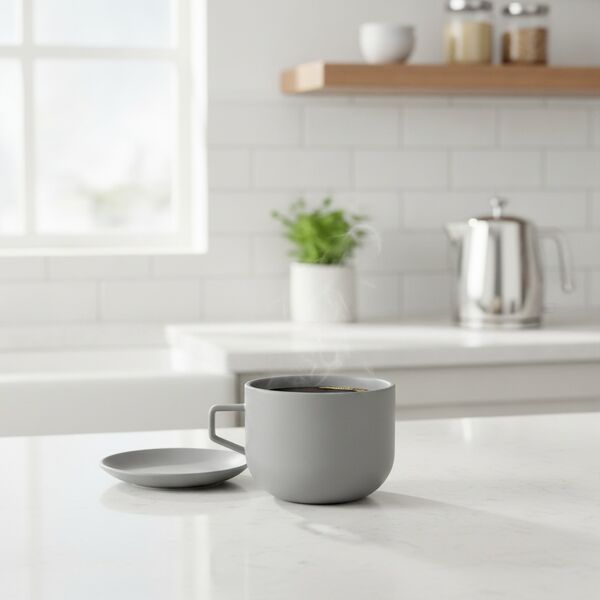 Ceramic Gray Mug 01 3D Model