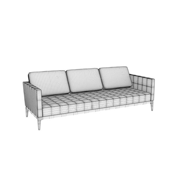 241 Privé Sofa Three Seats 3D Model