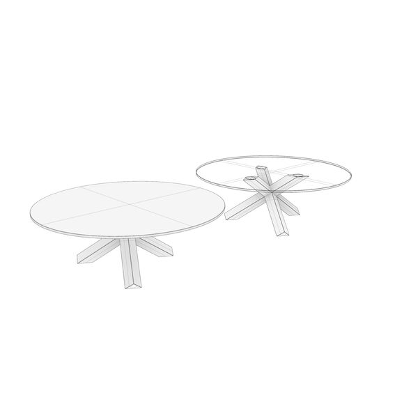 452 La Rotonda Coffee Table 3D Model