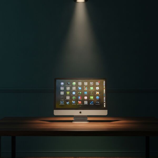 Apple 01 3D Model PC - interior view 2