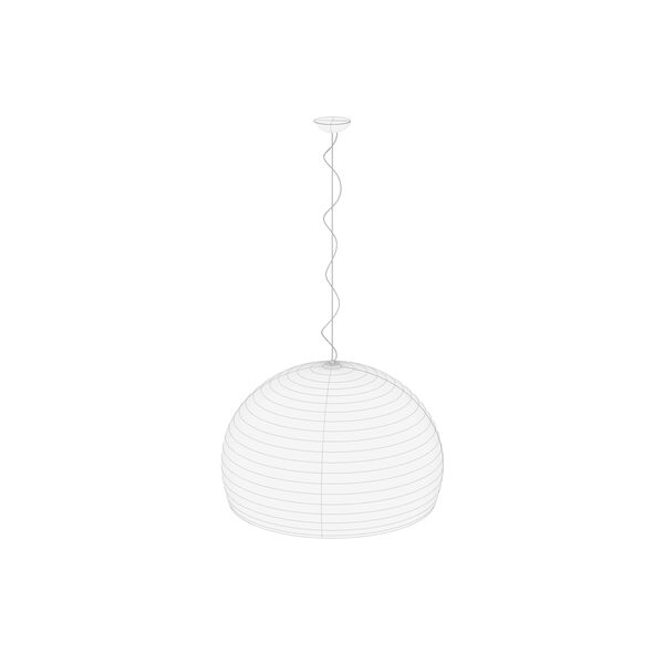 Kartell Fly 3D model — clay shaded view