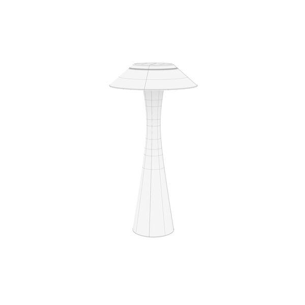 Kartell Space Indoor 3D model — clay shaded view