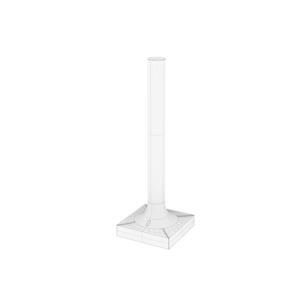 Kartell Goodnight 3D model — clay shaded view