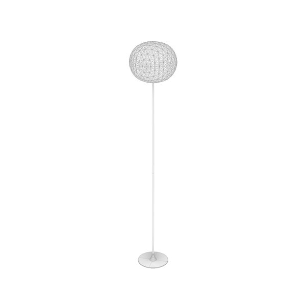Kartell Planet Floor 160 3D model — clay shaded view