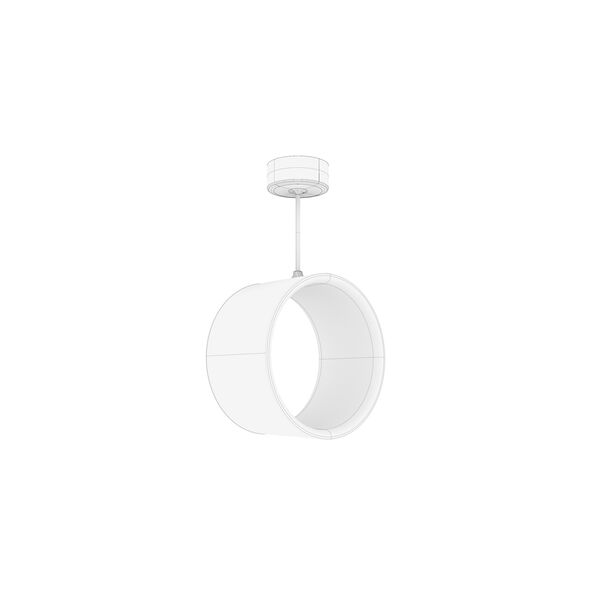 Magis Lost Suspension Lamp 3D model — clay shaded view