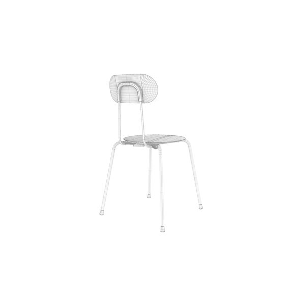 Magis Mariolina Chair 3D model — clay shaded view