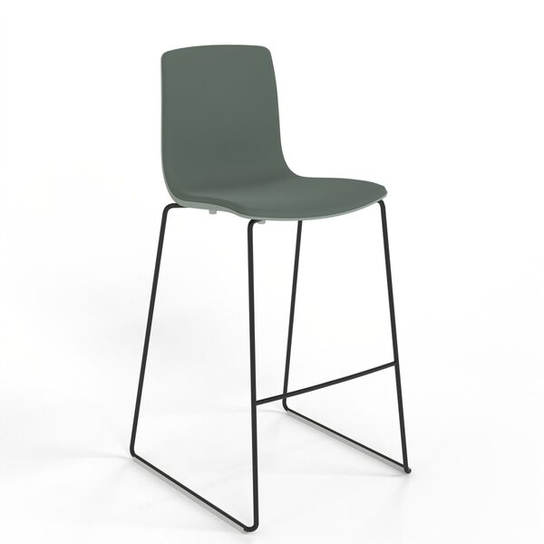 Shell Bar Stool 01 3D model render view