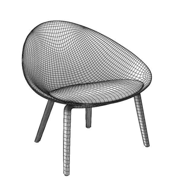 Arper Adell Woodlegs Polypropylene Cushion sv