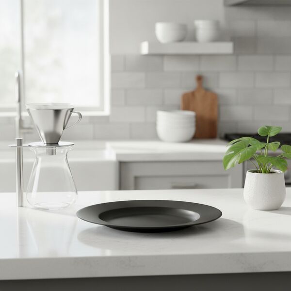 Ceramic Black Plate 02 - interior view 1