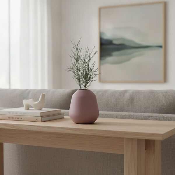 Ceramic Round And Plant Pot 06 - interior view 1