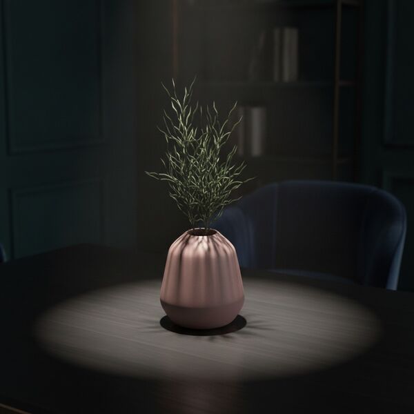 Ceramic Round And Plant Pot 06 - interior view 2