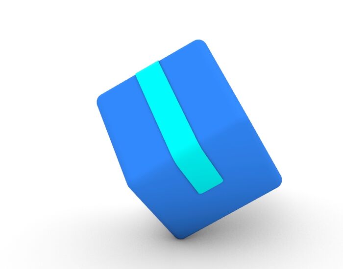 3D Cartoon Series Packaging Site Icon 3D Model