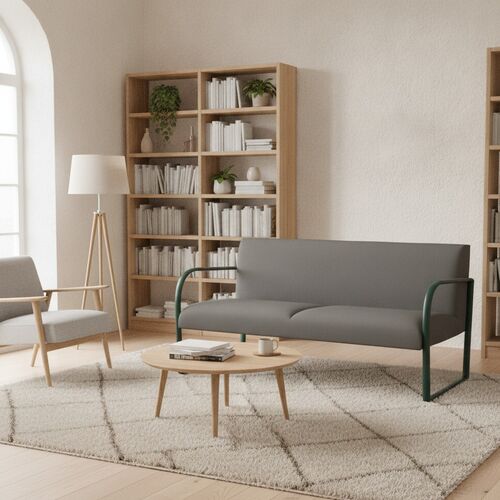 2-Seat Upholstered Sofa 01 3D Model