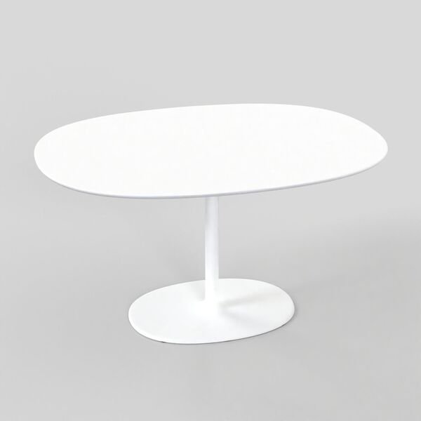Oval Dining Table 01 3D model render view