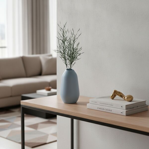 Ceramic Round And Plant Pot 08 3D Model