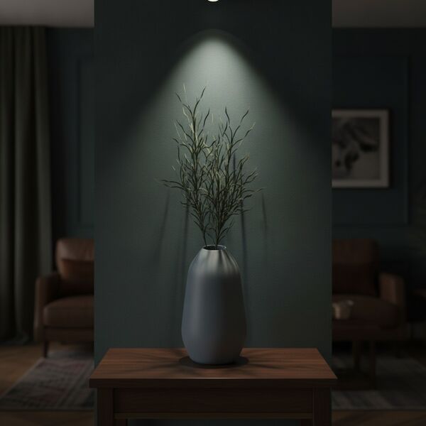 Ceramic Round And Plant Pot 08 - interior view 2
