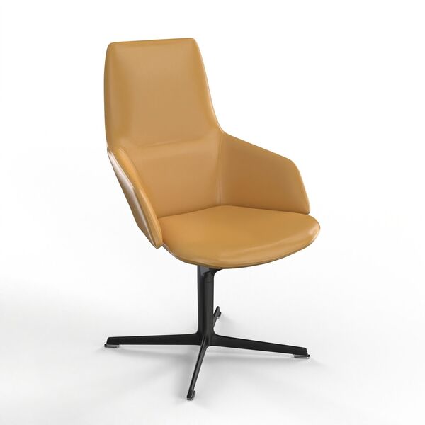 4-Star-Base Office Armchair 01 3D model render view