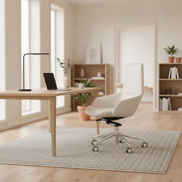 5-Star Synchro Office Task Chair 01 3D model in a workplace interior scene