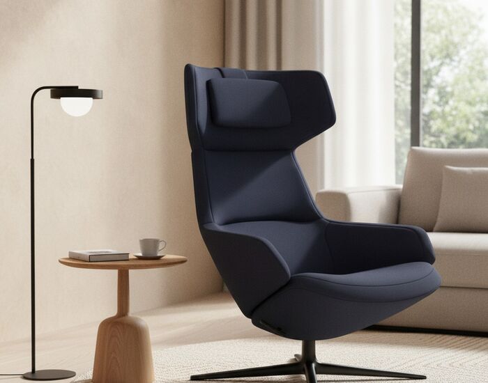 Club Lounge Armchair 01 3D Model
