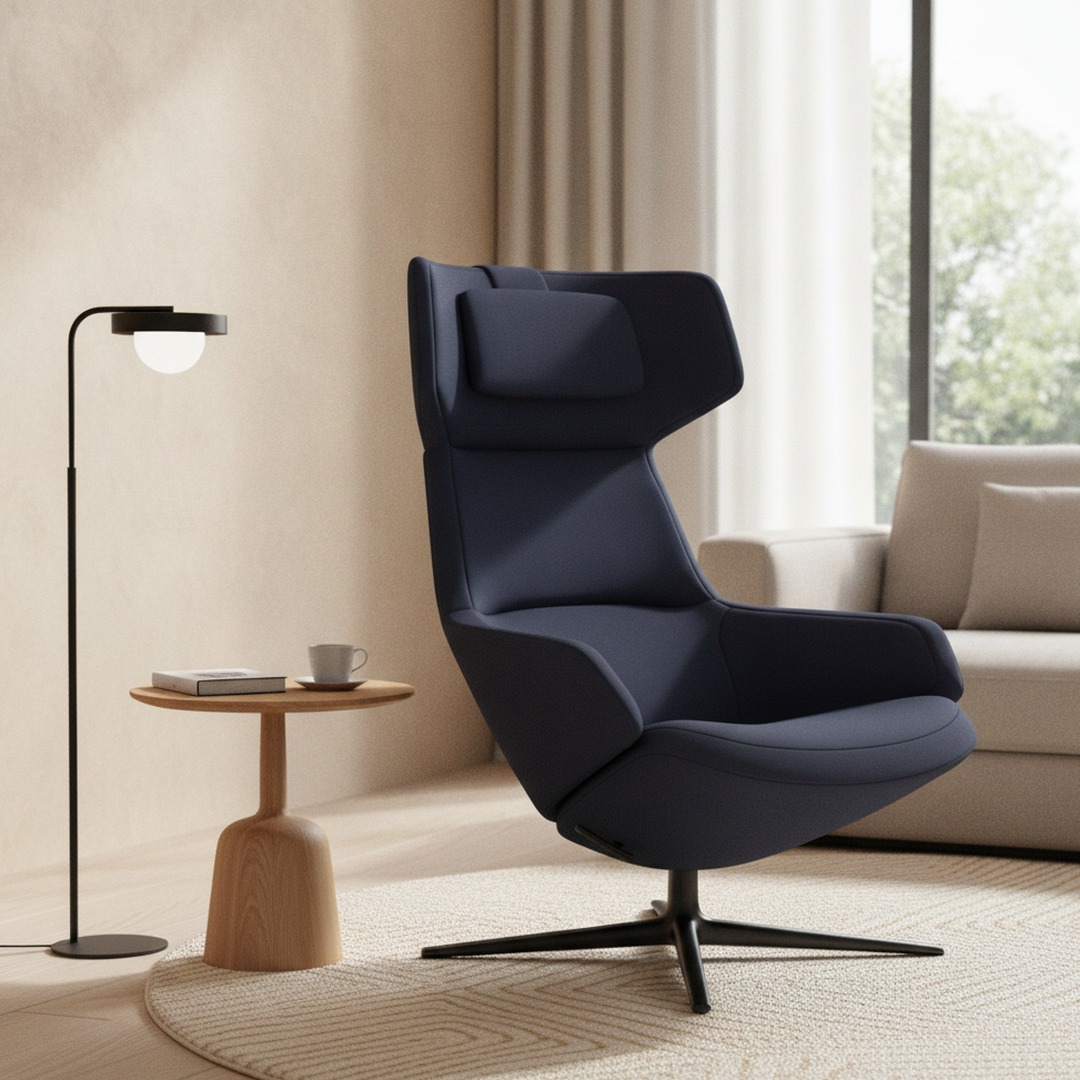 Club Lounge Armchair 01 3D Model