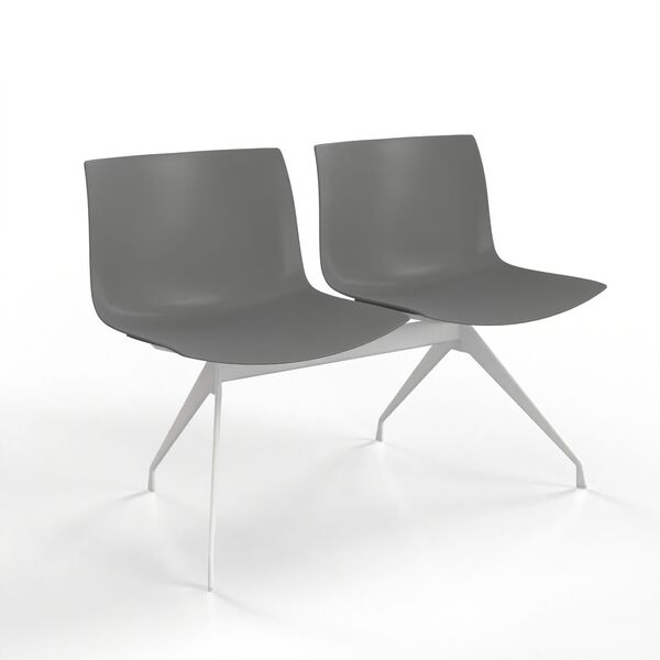 2-Seat Beam Bench 01 3D model render view