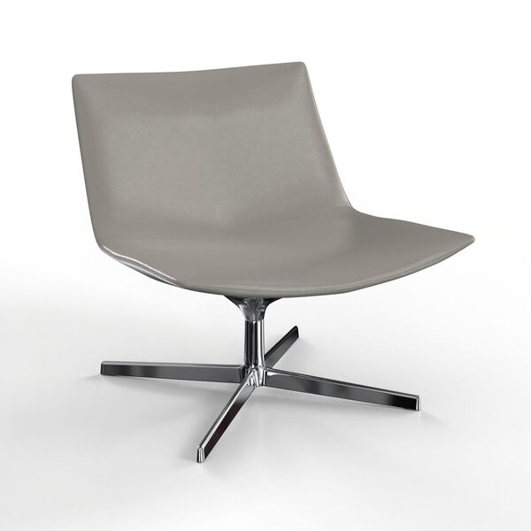 Fabric 4-Star Lounge Chair 01 3D model render view