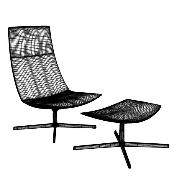 xArper Duna 02 Armchair Woodlegs 4223 - view 1217, Arper