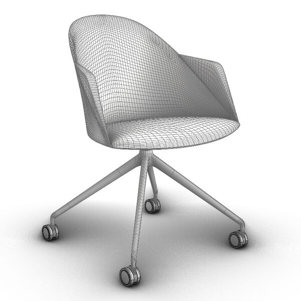 xArper Duna 02 Armchair Woodlegs 4223 - view 1228, Arper