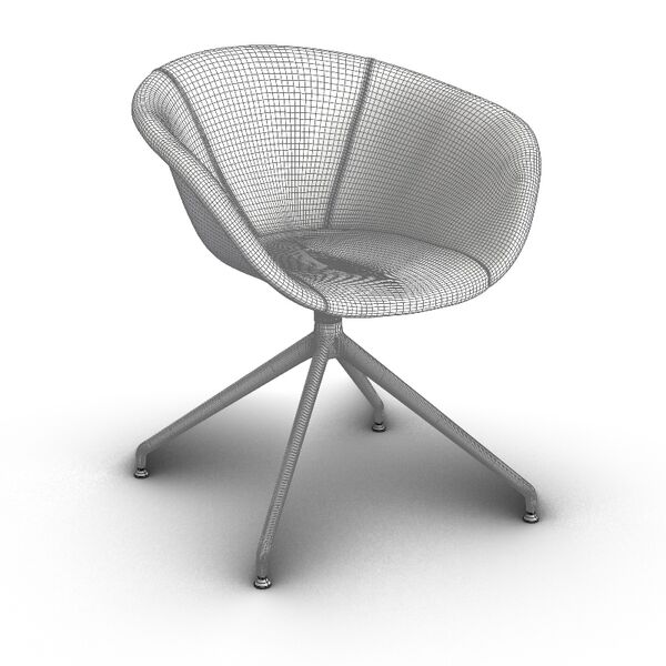 xArper Duna 02 Armchair Woodlegs 4223 - view 1235, Arper